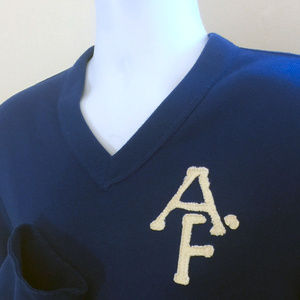Abercrombie & Fitch Bright Blue V-Neck Sweater